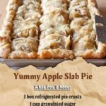 ❤ Yummy! Apple Slab Pie ❤ – Very easy to make and serves a crowd!