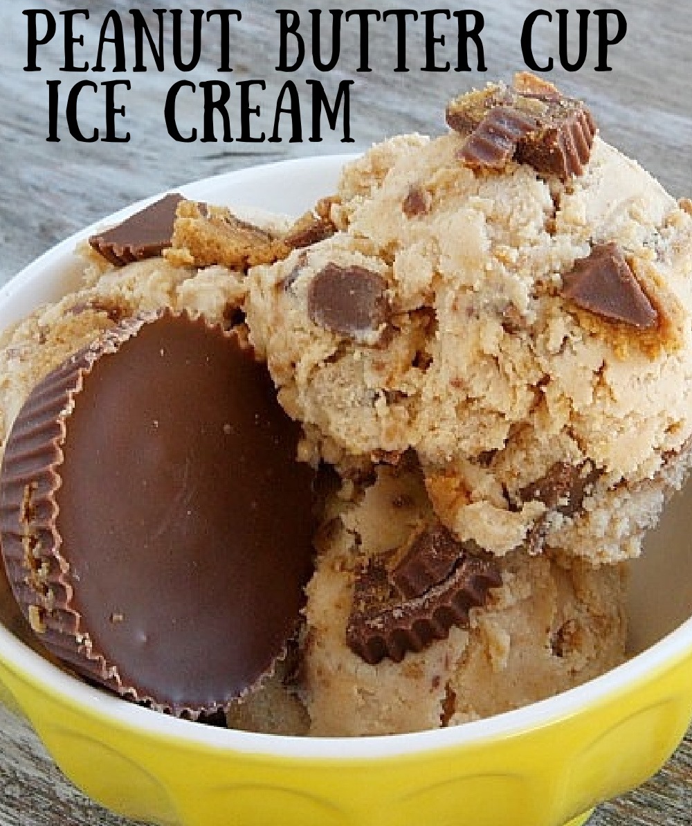 PEANUT BUTTER CUP ICE CREAM