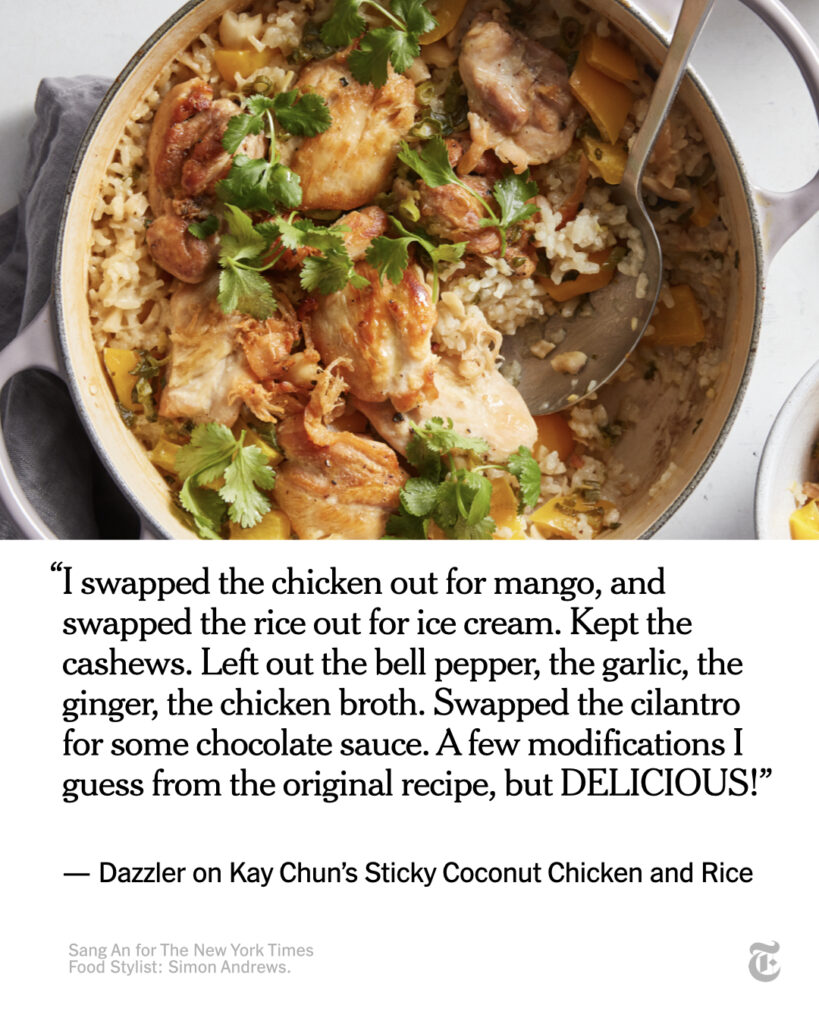 Sticky Coconut Chicken and Rice Recipe