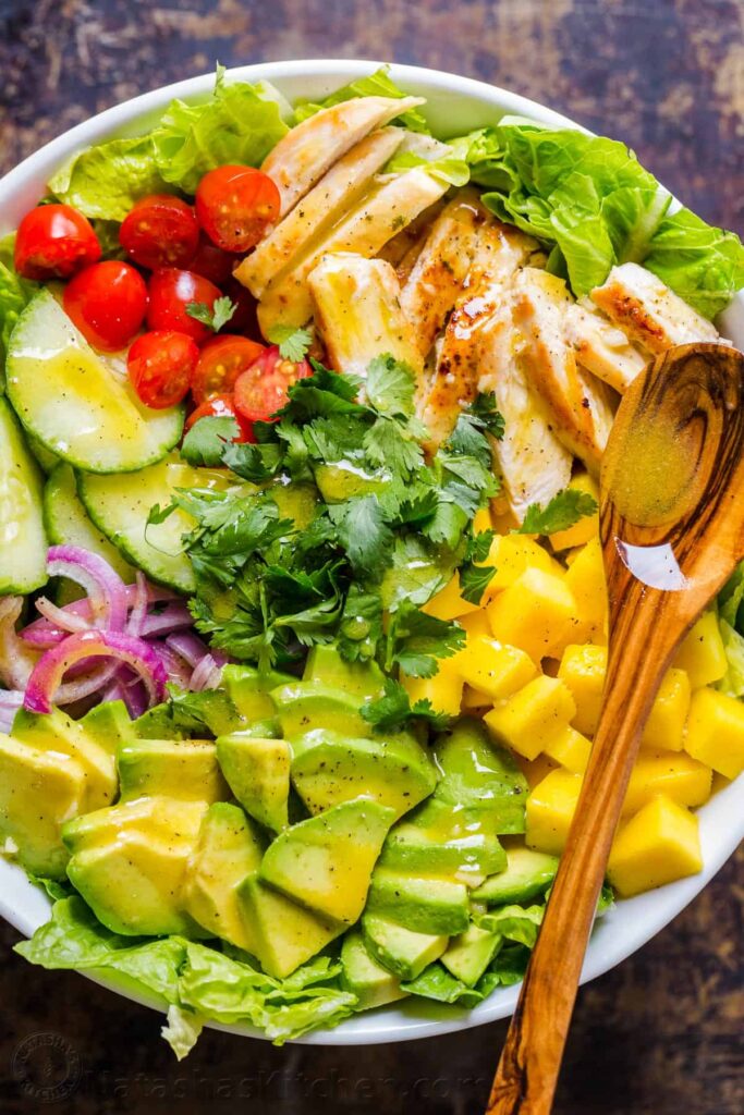 Chicken Mango Avocado Salad 🥭🥗