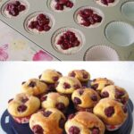 Unglaublich lecker, wunderbare Kirschmuffins in 10 Minuten