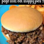 **Homemade Sloppy Joes **