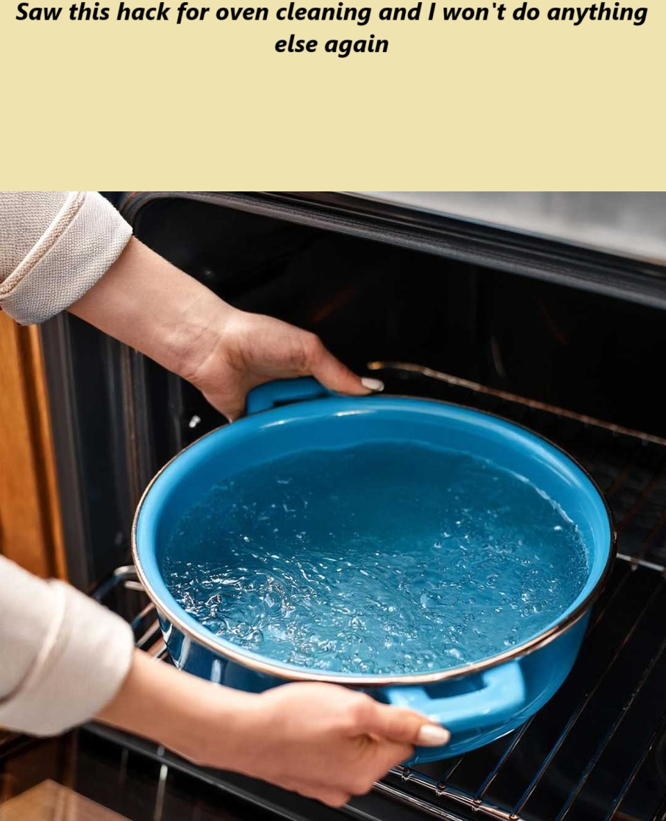 Saw this hack for oven cleaning and I won’t do anything else again