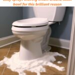 Lady Sprays Shaving Cream Around Toilet Bowl for This Brilliant Reason