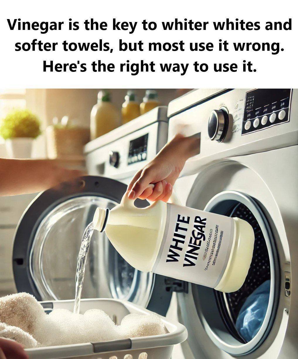 Vinegar is the Key to Whiter Whites and Softer Towels: Here’s the Right Way to Use It