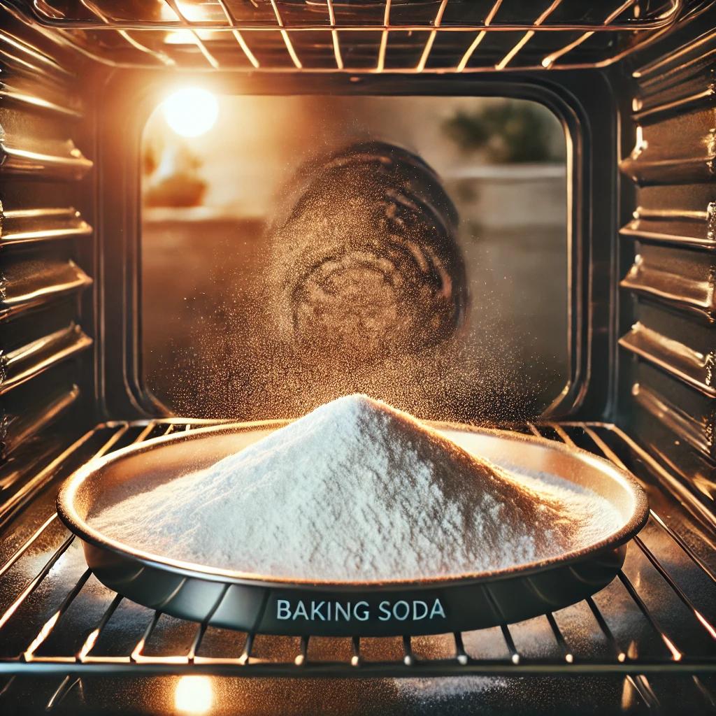 “The Baking Soda Oven Hack That Will Transform Your Cleaning Routine! 🧽✨”